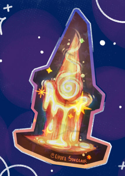 mystical candle ꩜ august 2025