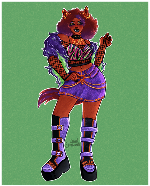 Clawdeen Wolf redesign ꩜ july 2022